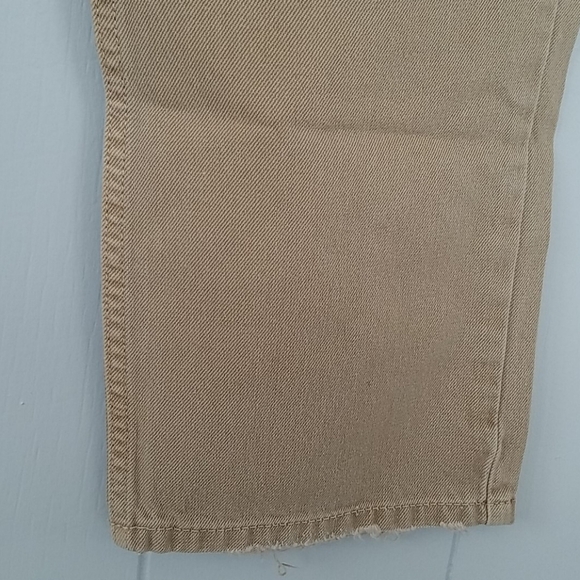 New Free People Tan Distressed Straight Le… - Picture 7 of 13